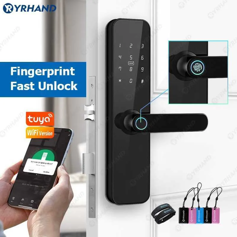 Smart Door Lock Installation Service With Fingerprint, Zigbee, And TTT