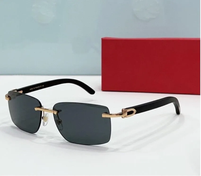 Acetate fiber sunglasses, sliced luxury metal glasses, universal sun visors for men and women