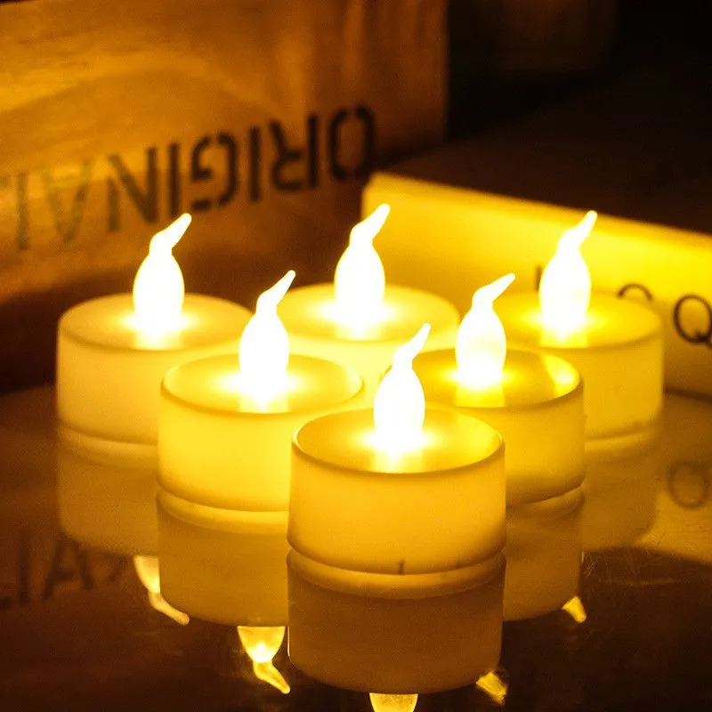 Bougie,Bougies votives sans flamme scintillement électrique fausse