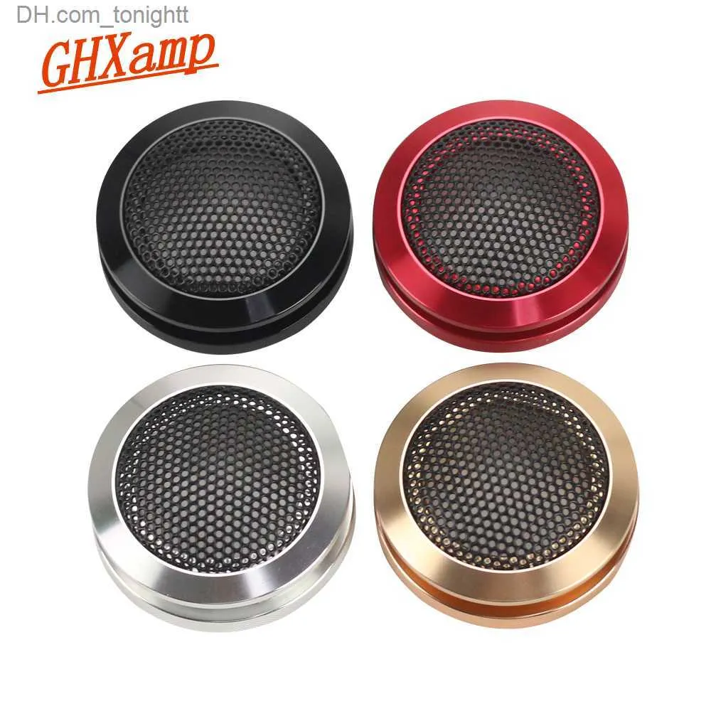 Alto-falantes portáteis GHXAMP 1,5 polegadas Carro Tweeter Speaker Grill Mesh Gabinete Capa protetora de alumínio Shell Speaker DIY para Harman MarkAudio 2PCS Q230904