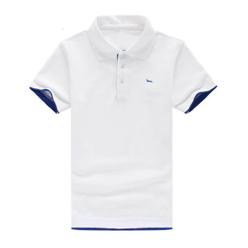 رجال Polos Summer Men قميص بولو 100 كوتون بأكمام قصيرة غير رسمية تطريز ناعم هارمونت بلينج القمصان 230901