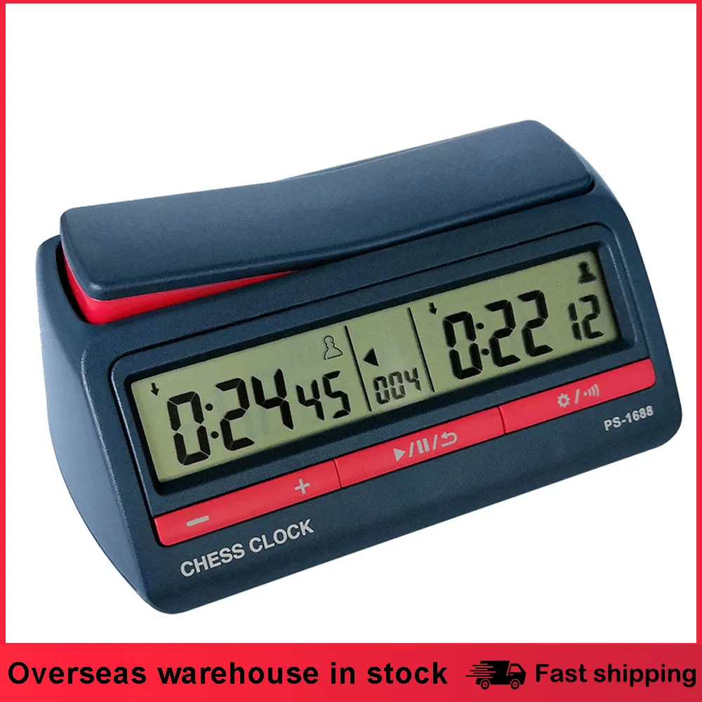 Utomhusspel Aktiviteter Professionella avancerade schack Digital Timer Chess Clock Count Up Down Board Game Clock 230901