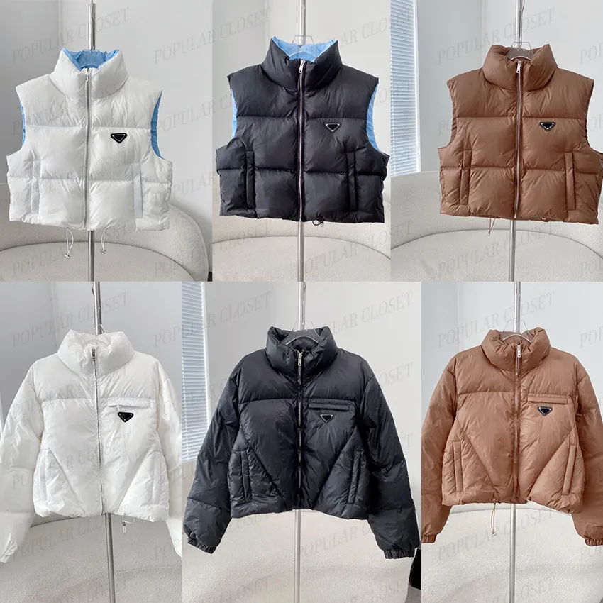 Doudoune courte femmes hiver vestes bouffantes triangulaire mode vêtements épais manteaux gilet bas coupe-vent Parkas SML