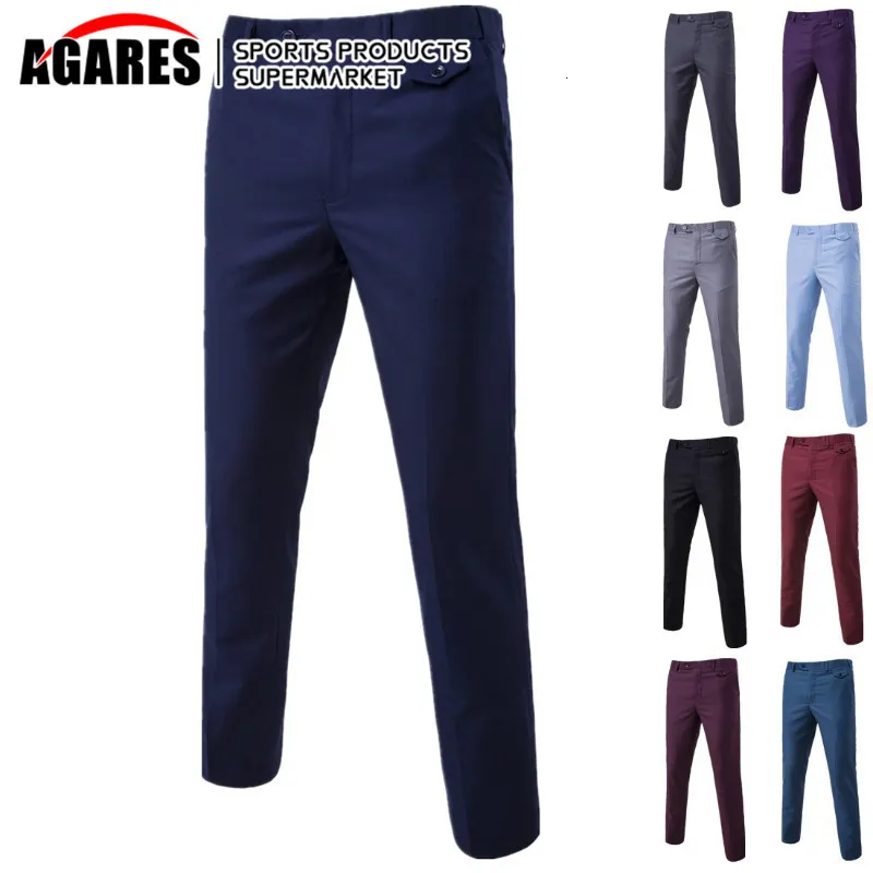 Outros artigos esportivos Homens Golf Masculino Primavera Outono Calças HighElastic Tênis Casual Longo Slim Fit Soft Sports Pant S6XL 230904