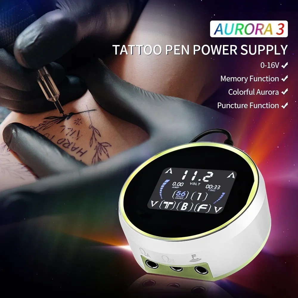 Tattoo Machine Mini Aurora Paint Enhancement 3 FTF-touchscreen voor Rotate Group 230904