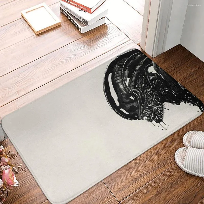 Carpets Cool Alien Movie Non-slip Doormat Carpet Living Room Bedroom Mat Prayer Flannel Decor