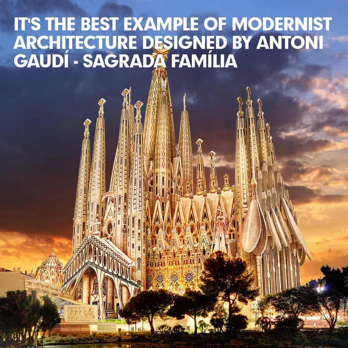Sagrada Família Cathedral 3D Metal Puzzle With Led Light