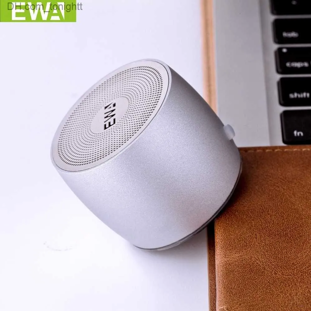 Altoparlanti portatili EWa A103 Altoparlante portatile per telefono/tablet/PC Mini altoparlante wireless Bluetooth Ingresso USB metallico Lettore MP3 Q230904