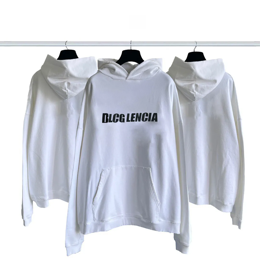 BLCG LENCIA Unisex Autumn Winter Oversize Hoodies Men Carbonized Compact Spinning Fabric Wardrobe Sweatshirts Warm Plus Size Brand Clothing BLCG819