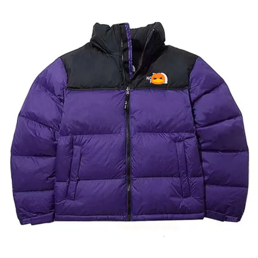 NF0A3C8D MENS DOWN JACKETS Rockar Designer Puffer Jacket Purple Red Violet Unisex Lång ärm Huven 700 Fyllning av stuvbar huva304