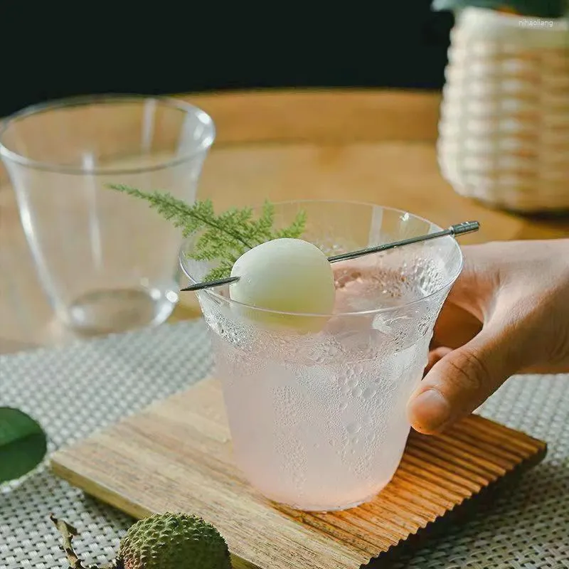 Vinglas 300 ml japansk bredt munvatten glas handgjorda kristall ins vind cocktail tunn botten whisky