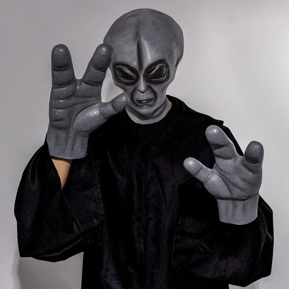 Alien Helmet: Realistic Alien Costume Latex Mask With... From Long10 ...