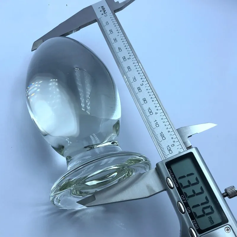 orale befriedigung des mannes Plug anal boule large en verre translucide 10.5cm pas cher