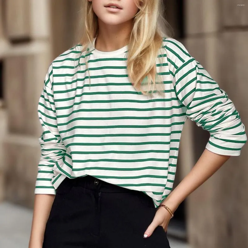 Cute striped long sleeve cheap shirts