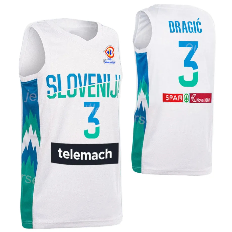 Printed World Cup 2023 Basketball Slovenia 15 GREGOR HROVAT Jerseys 11 Jaka BLAZIC 4 ZIGA SAMAR 3 Goran Dragic 27 ZIGA DIMEC 55 JAKOB CEBASEK Luka Doncic 77 National From 11 98 DHgate