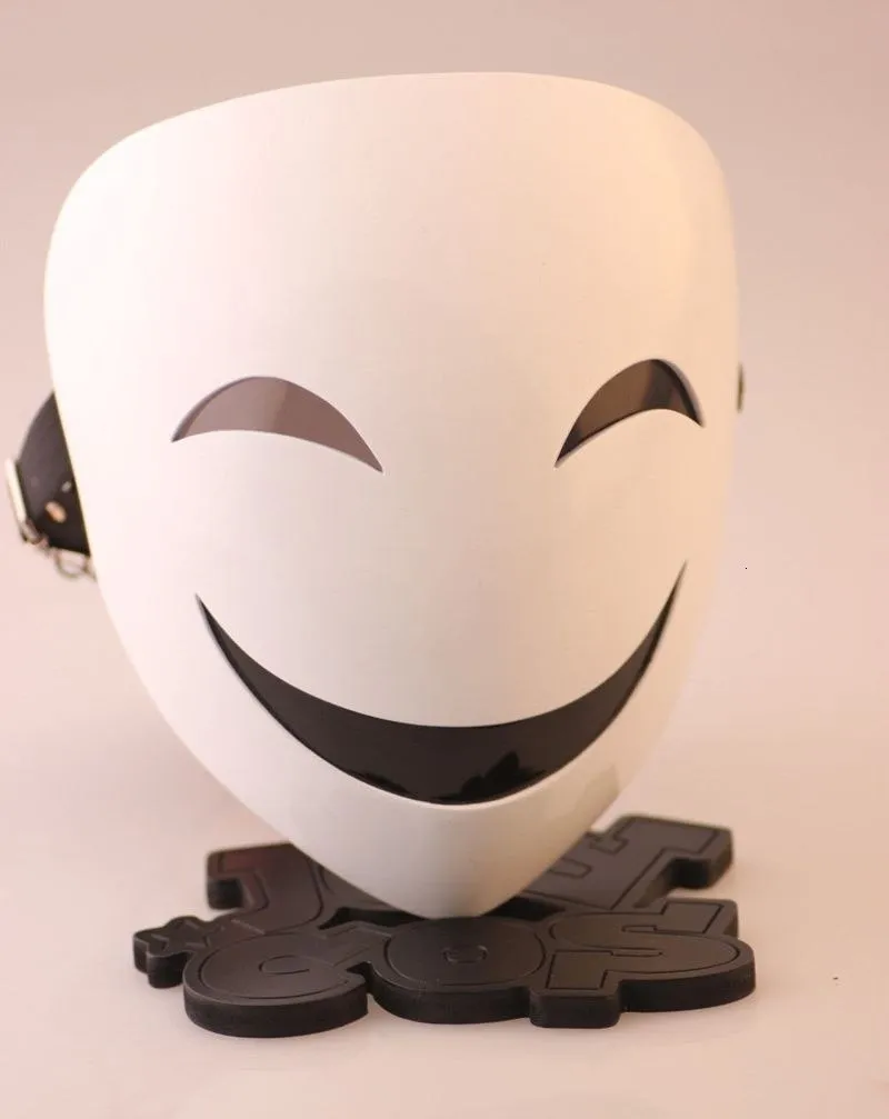 Máscaras de festa Japonês Anime Black Bullet Kagetane Hiruko Cosplay Prop Máscara Capacete Headwear Máscara de Halloween 221 230904