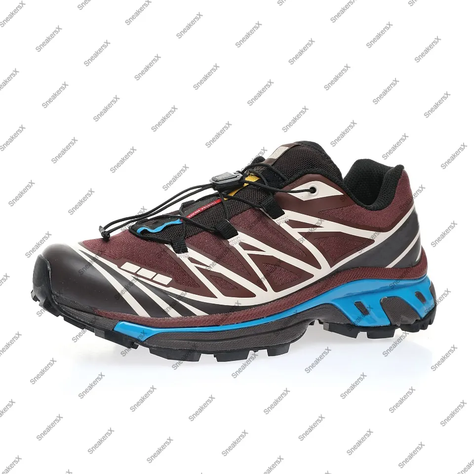 S / Lab XT-6 Advanced Madder Blue Tênis de corrida para calçados esportivos masculinos Tênis femininos Treinadores masculinos Mulheres Atlético Homem Esporte Mulher Treinamento L41574900