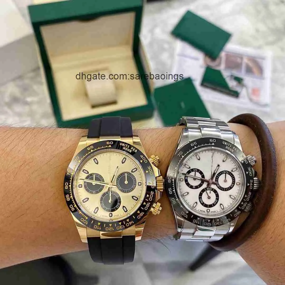 Automatic Mechanical Watch 40mm Mens Watch Stainless Steel Case Waterproof Fashion Watch Montre De Luxe 44DV
