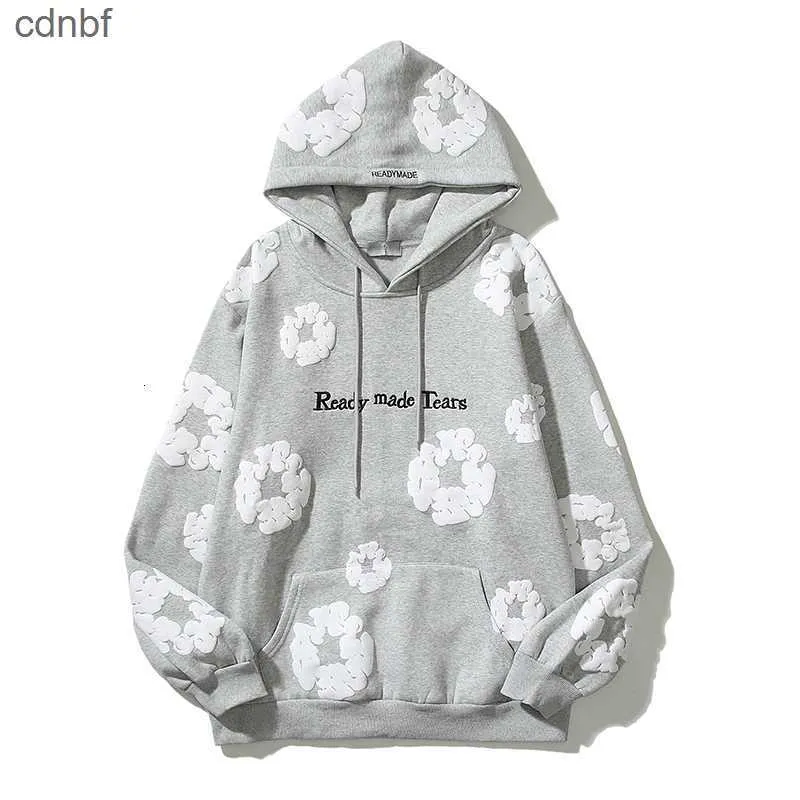 DHgate.com:Y2K Floral Print Letter Hooded Sweatshirt for Men DHgate.com:Y2K Floral Print Letter Hooded Sweatshirt for Men