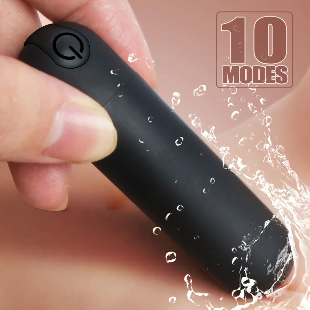 Vibratori Potente carica USB Mini vibratore a proiettile Giocattolo adulto del sesso Stimolatore clitorideo Punto G vaginale Masturbazione erotica 230904