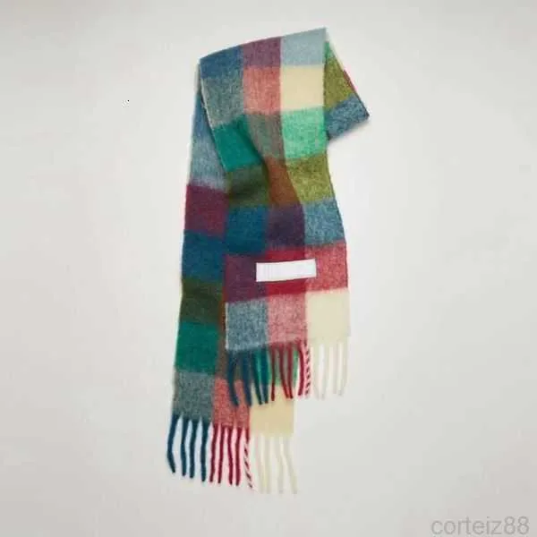 Fashion Europe Latest Autumn and Winter Multi Color Thickened Plaid Women's Scarf Acc with Extended Shawl Couple Warm G0922nfrc