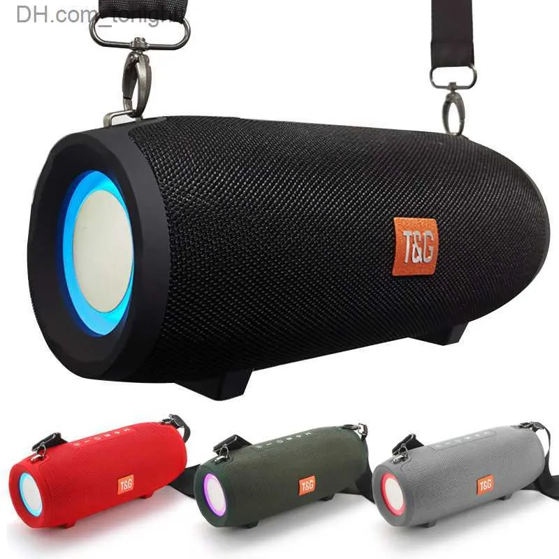 Alto-falantes portáteis TG322 Alto-falante Bluetooth de alta potência sem fio Coluna portátil Centro de música ao ar livre à prova d'água Áudio Subwoofer Altifalante Boombox Q230904