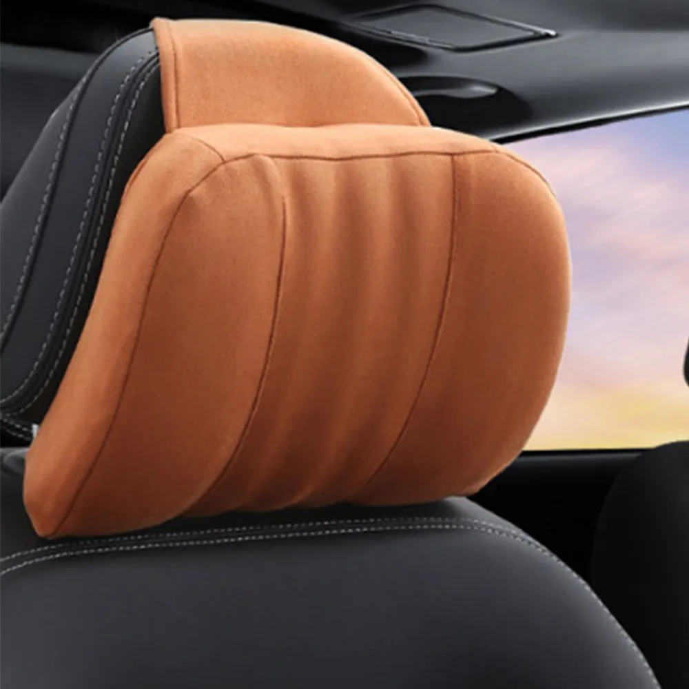 Memory Foam Car Booster Seat Headrest Pillow Suede Fabric Neck Support For Car  Seats And Headboards From Hereoes_auto, $30.16