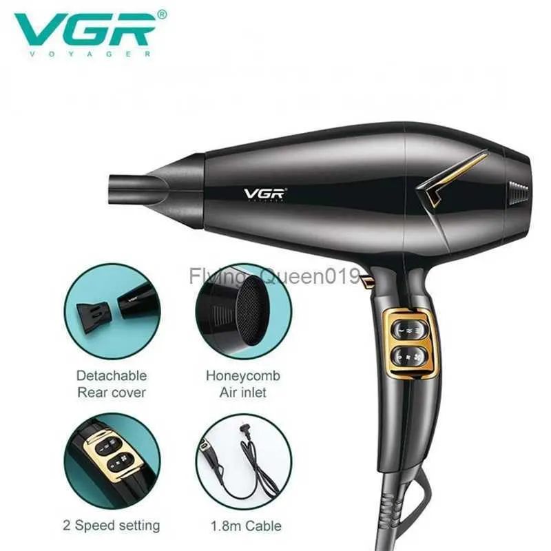 Sèche-cheveux électrique VGR Machine professionnelle Chaise à ions négatifs réglage chaud et froid sèche-cheveux puissants V-423 HKD230903