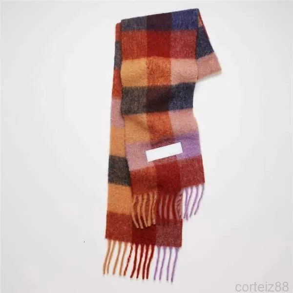 Mode Europe Dernière Automne et Hiver Multi Couleur Épaissi Plaid Écharpe Femme Acc avec Châle Étendu Couple Chaud G0922unmq