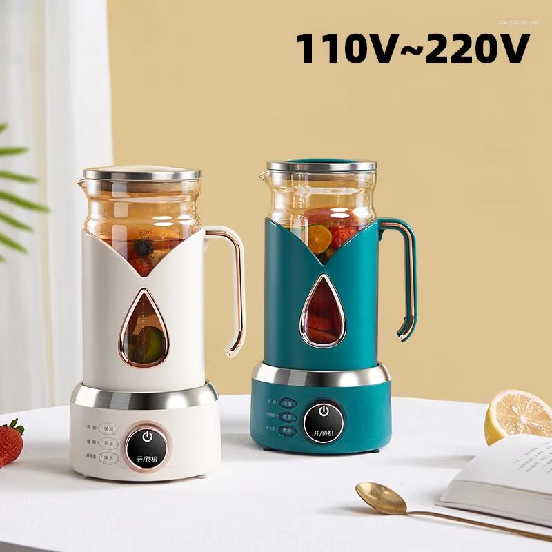 Bouilloire électrique multifonction 110V-220V, Pot de préservation de la santé, Mini tasse de ragoût, de soupe, de bouillie, de nid d'oiseau, de Dessert bouillant de 500ml