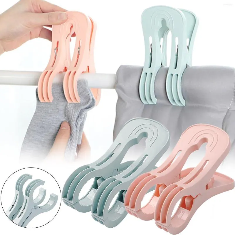 Pudełka do przechowywania ręczniki plażowe klip z kołdry Suszenie plastikowe Obiepiny mocne uchwyt uchwytu do suchej prania na sznurku wielokrotnego użytku