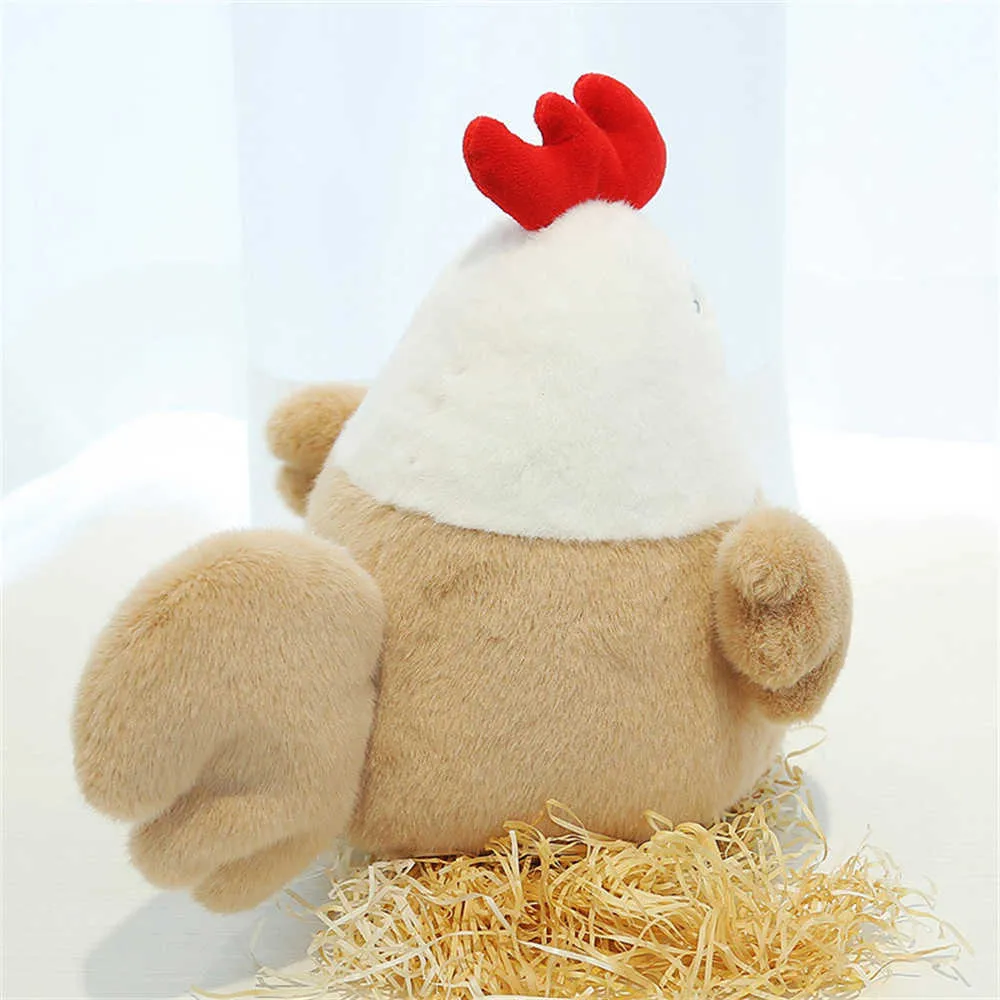 Stuffed Plush Animals 23cm Cute Chicken Plush Doll Toys Children Animal Hen Soft Stuffed Animal Plushie Doll Kids Comfort Toy Room Decor Gifts