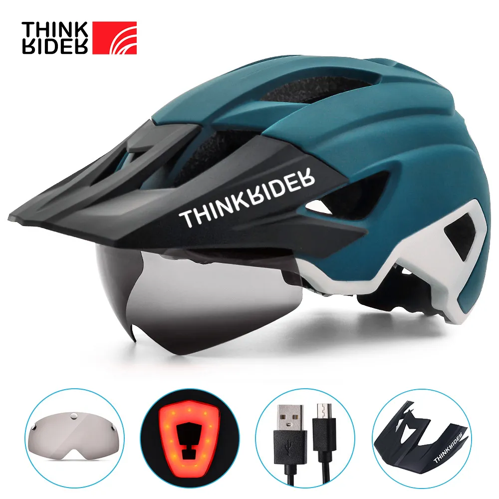 Mokfire injustificable helmet with light