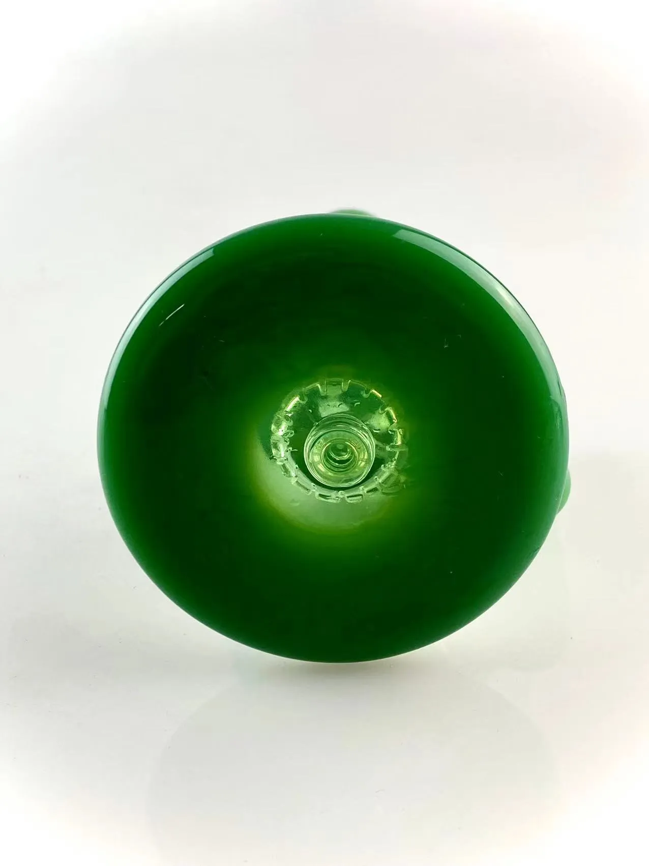 narguilé verre recycleur vert chine coloré 6,5 pouces de hauteur 14mm joint ajouter un banger un bouchon à bulles vert lac