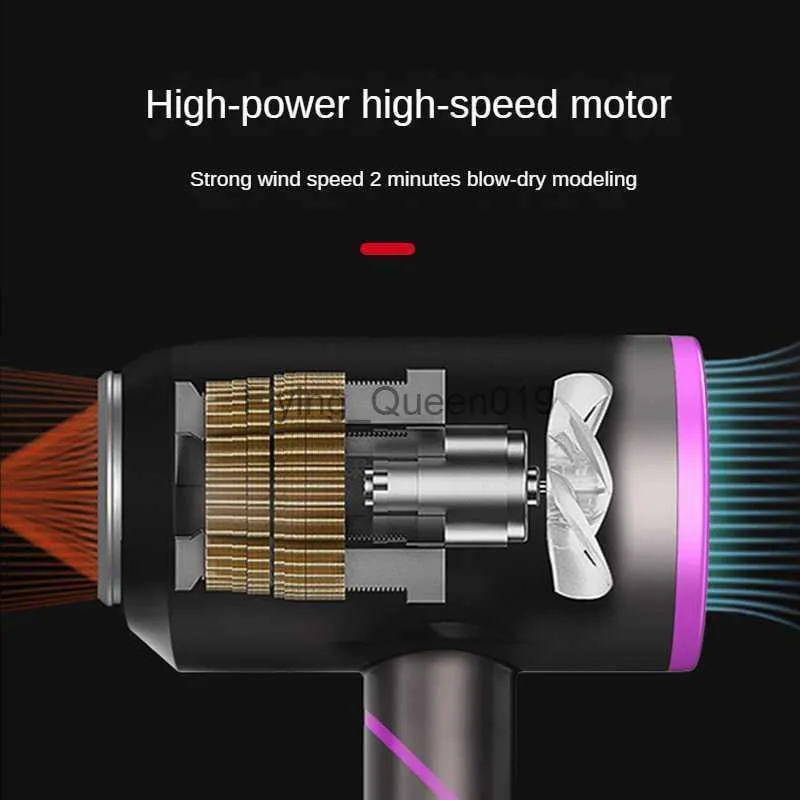 Elektrischer Haartrockner Hochleistungs-Hotel-Haushalts-Negativ-Ionen-Kalt- und Heiß-Thermostat, schnell trocknende Haare blasen HKD230903