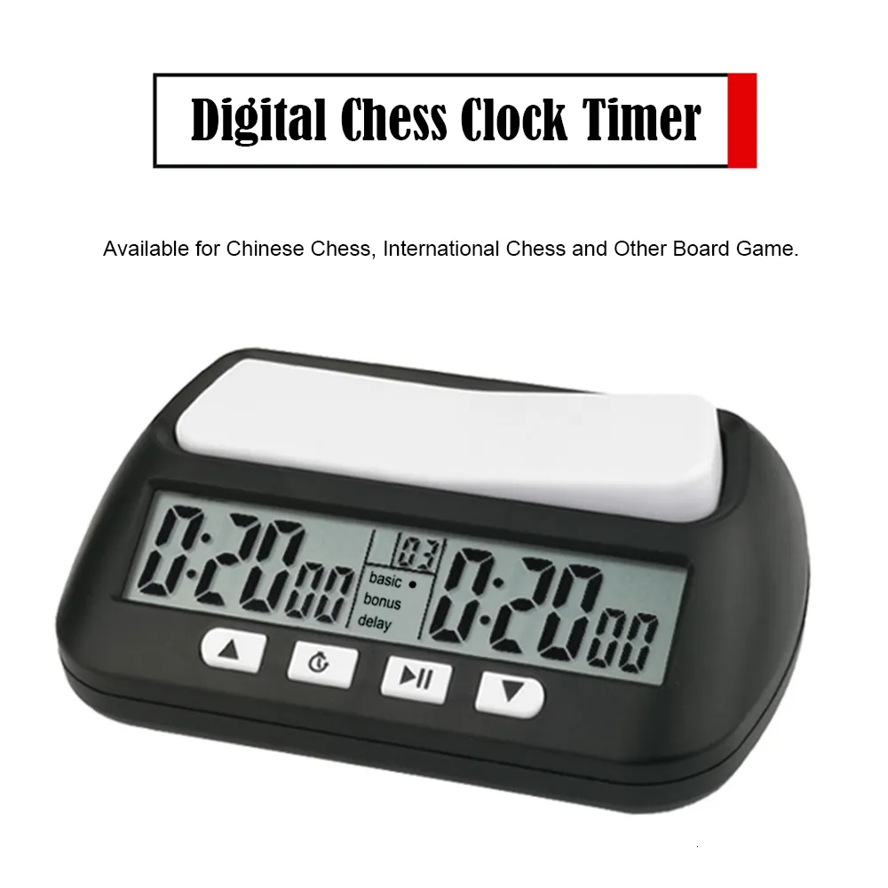 Minuteur D'Échecs En Bois - Horloge Numérique Professionnelle Portable | Pour Tournois, Parties Amicales Chess Clock Minuteur D'Échecs En Bois - Horloge Numérique Professionnelle Portable | Pour Tournois, Parties Amicales Chess Clock