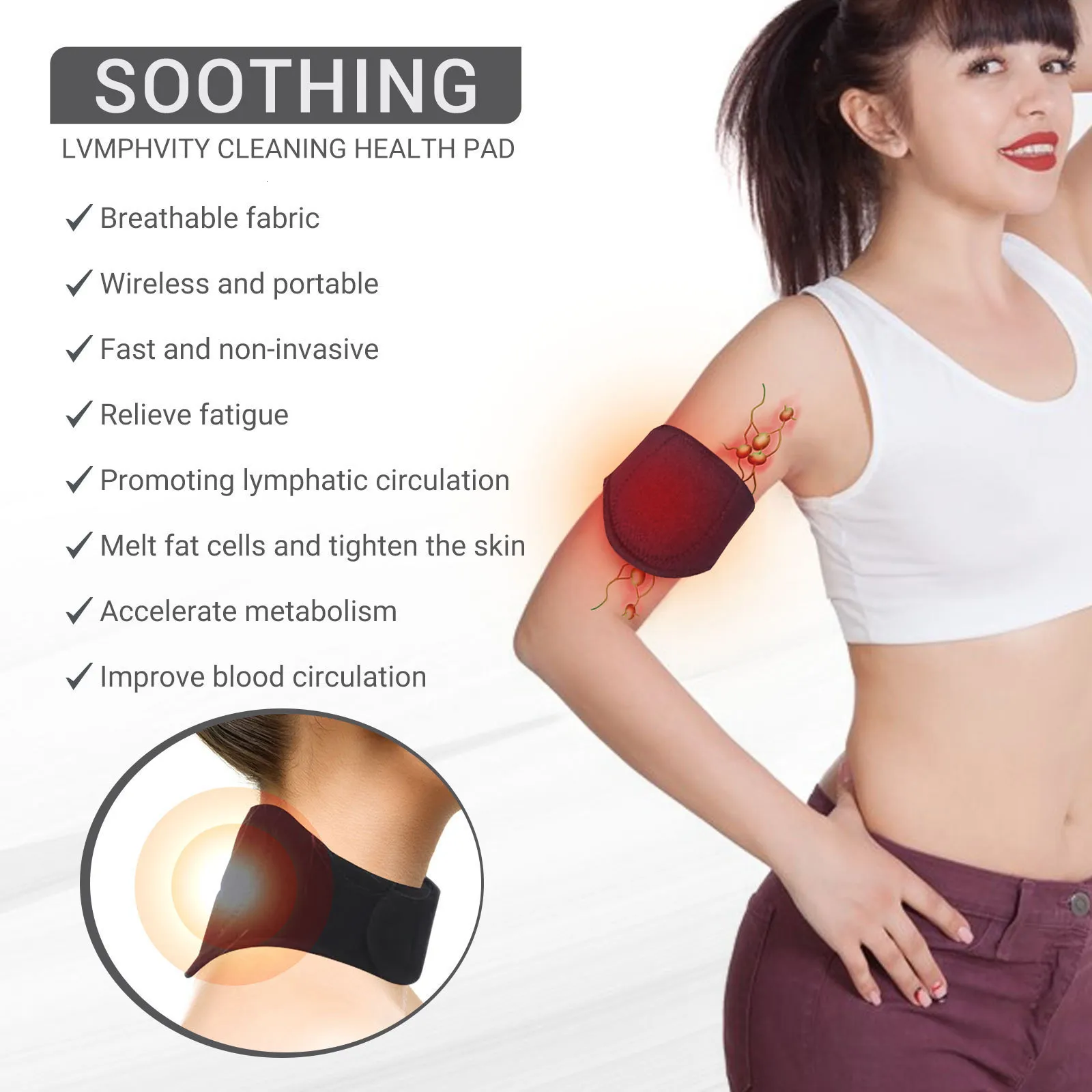 Arm Tourmaline Wrap Bands For Weight Loss And Fat Burning Butt