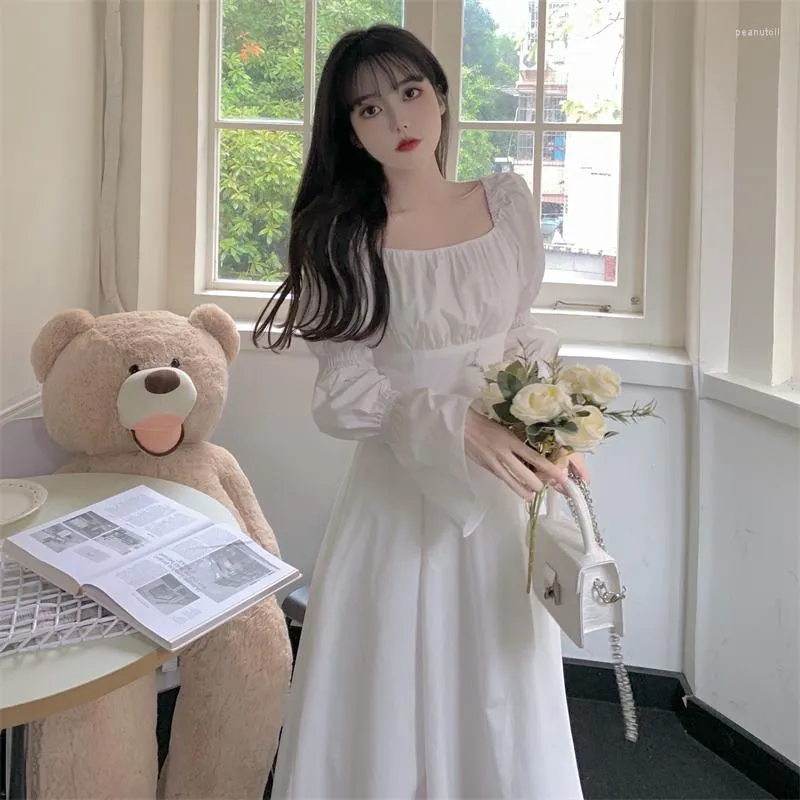White casual dresses for cheap ladies