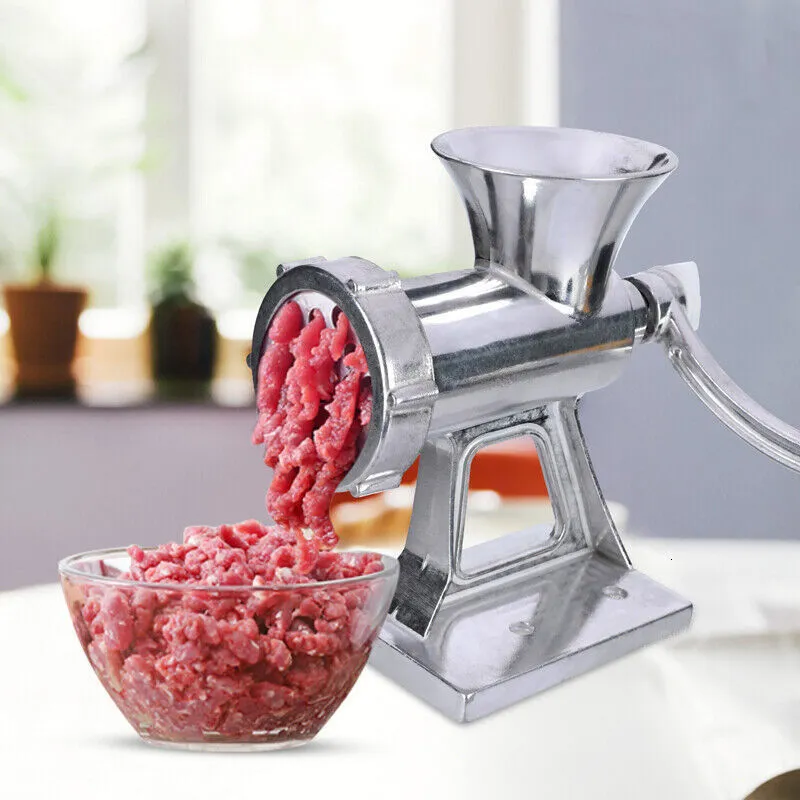 Manual Meat Grinders Heavy Duty Grinder Mincer Stuffer Sausage Filler Sauce Maker Machine 230901