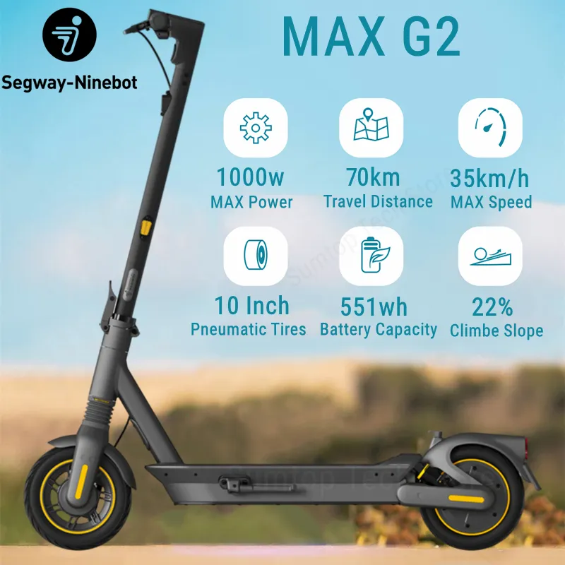 Ninebot By Segway Max G2 Smart Wolf King Gt Scooter 35km/H Speed, 70Km  Range, 1000W Motor, EU Stock, APP Included From Sumtop2019eur, $660.3