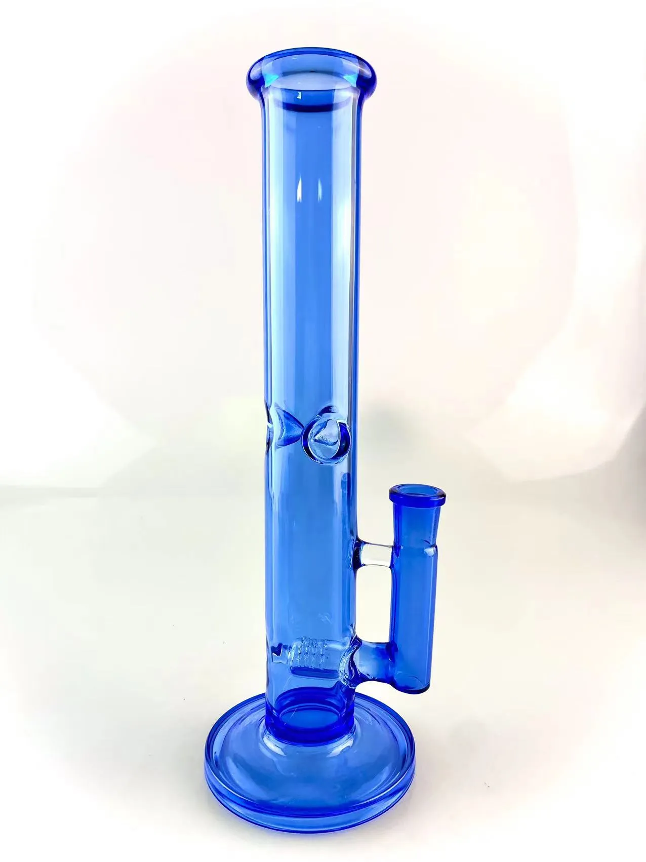 Glasrökande rör kinesiska färgade glas bong 14mm 11 tum joint