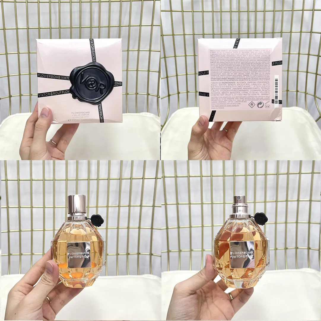 Epack Flower Boom 향수 100ml 3.4oz 여성을위한 Eau de Parfum 스프레이 스프레이 스프레이 품질 긴 오래 지속되는 LMell 향기 내 재산 고속 선박