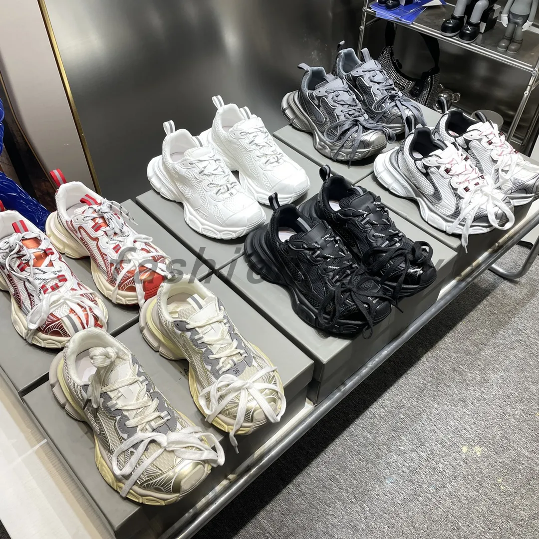 Designer 3XL Sneakers Women Men Casual Shoes Vintage Dad Shoes Black White Mesh Comfortable Breathable Dad Shoes Sneaker