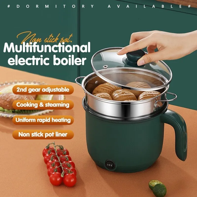 Thermal Cooker 15L Capacity Mini Home Cooking Pot Multifunctional Rice Non Stick Pan Safety Material Potable Stockpot Utility Electrice 230901