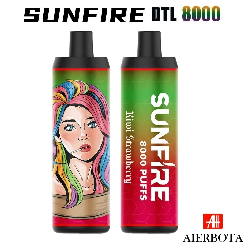 Großhandel meistverkaufte authentische Sunfire 8K Puff mehr als 6000 7000 Einweg -ECIG DTL Vape Mesh Coil Puf