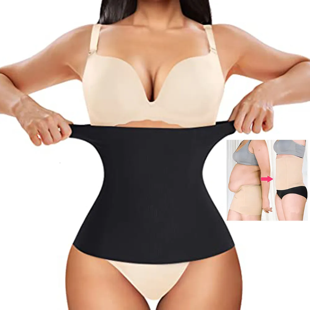 Waist Tummy Shaper Women Waist Cinchers Ladies Corset Shaper Band Body Building Trainer Postpartum Belly Slimming Belt Modeling Strap Shapewear 230901