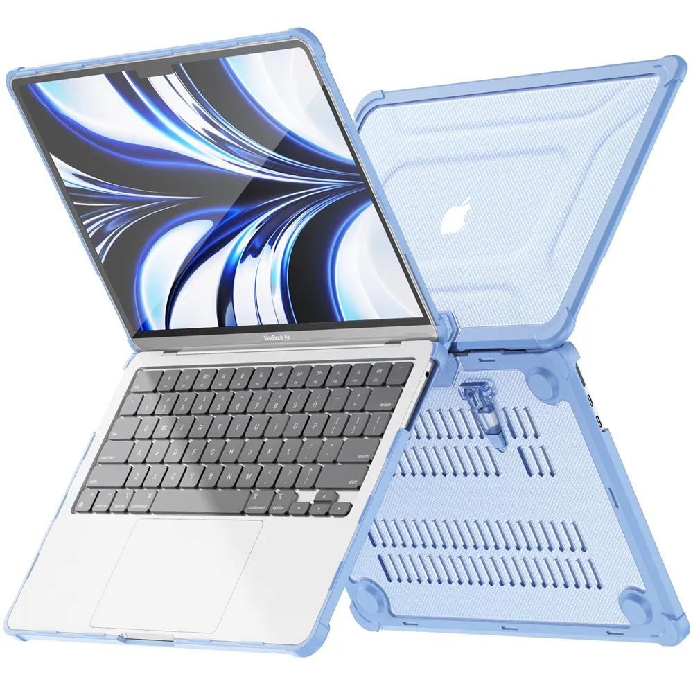 Protection Clavier Et Chiffon Microfibre Pour MacBook - Compatible Pro/Air 13" Et 14", Anti-poussière