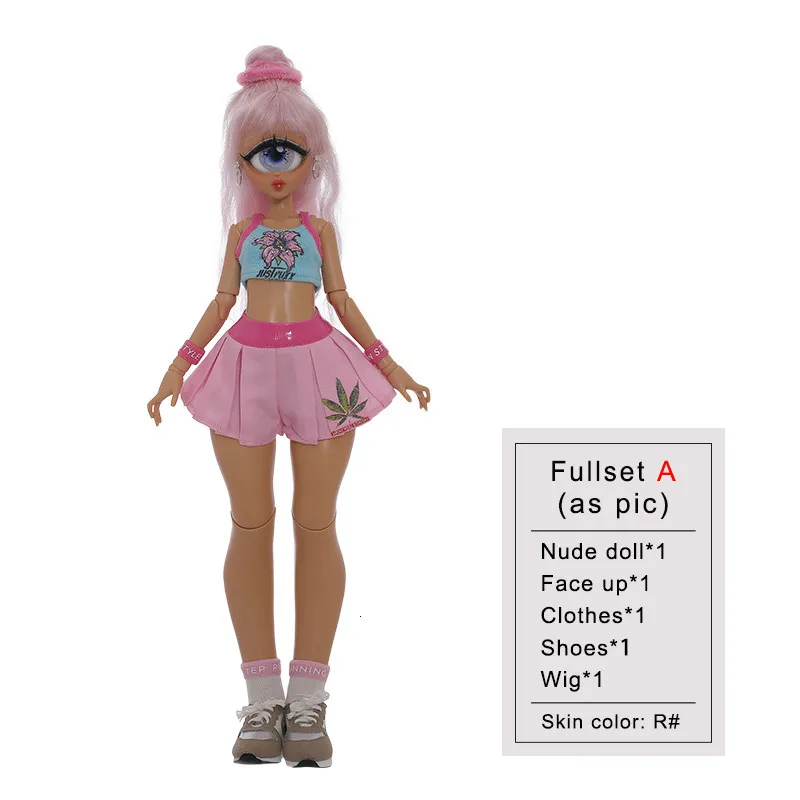 完璧 Colorful BJD Harajuku Body, Yuelu Cyclops, 14 With Doll 人形