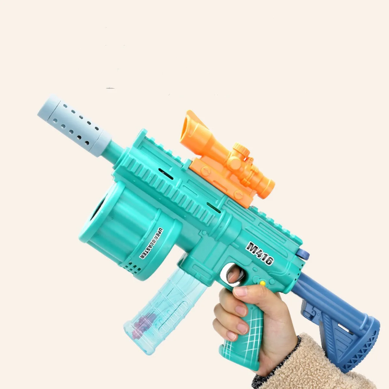  Pistola manual de bolas de gel, pequeña pistola de gel sin  batería, juego de disparos al aire libre, pistola de bolas de gel para  mayores de 14 años y adultos por