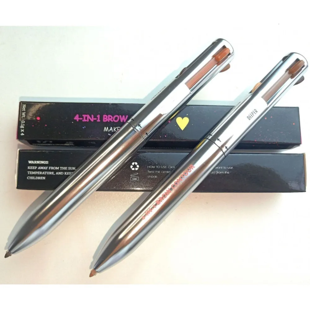 眉エンハンサーペナライナーペナアリスタハンケリンガットメネントゥカンペネバル4 in 1 Kontur Eyeliner Mudah Digunakan 230904